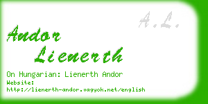 andor lienerth business card